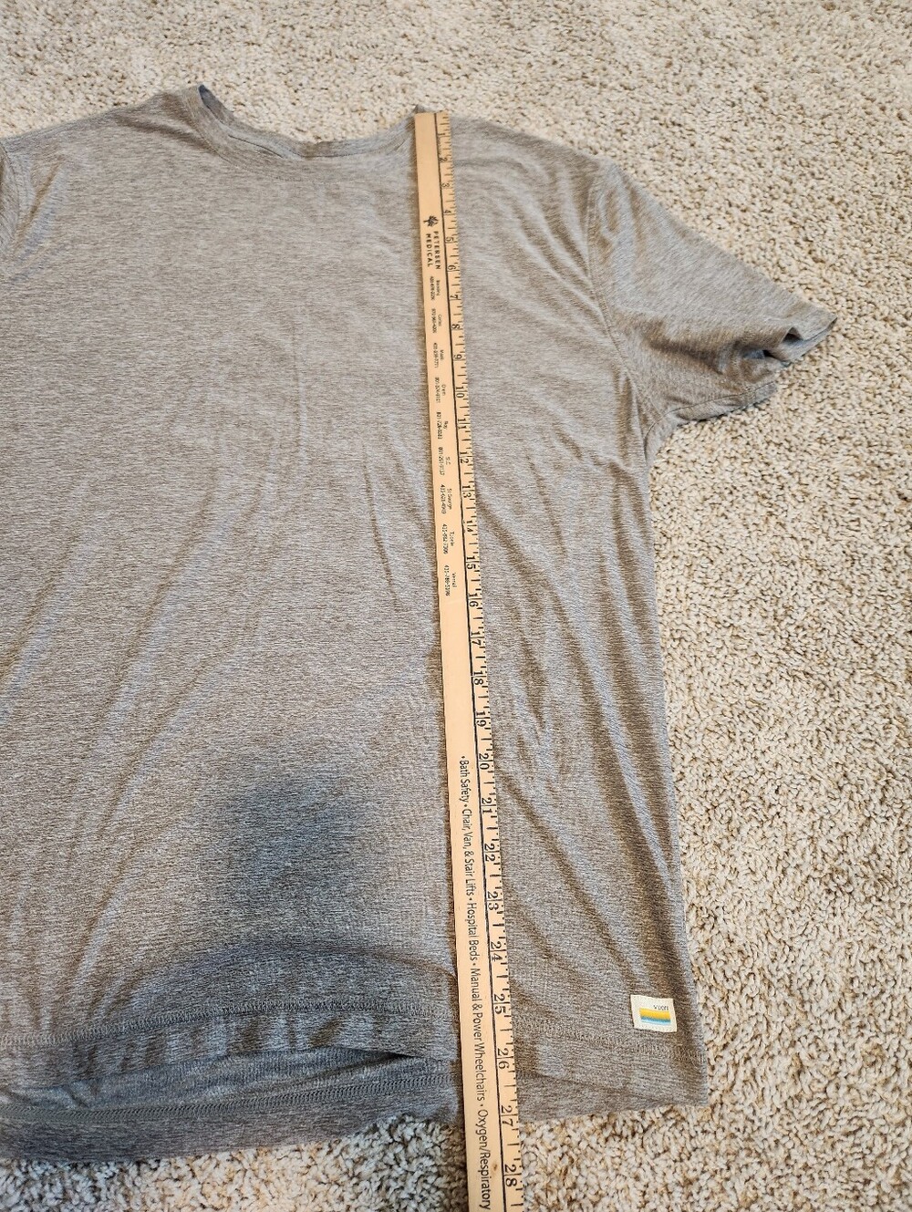 Vuori Strato Tech Men’s Tee Size Medium - Picture 5 of 5
